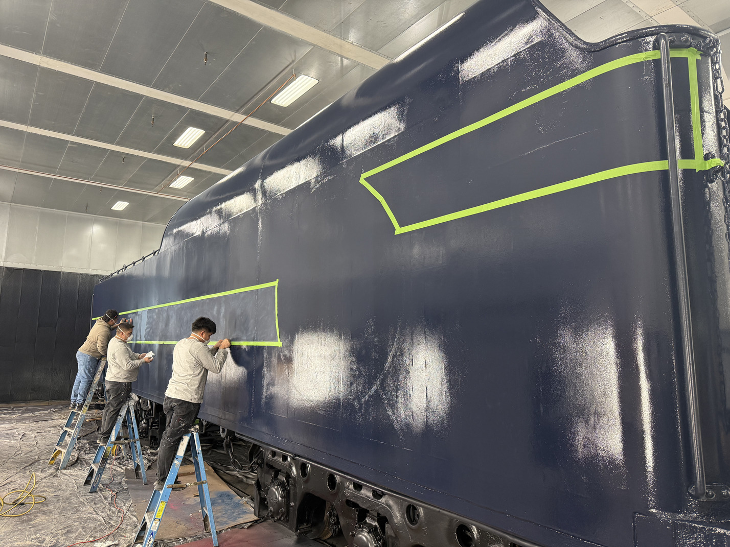 Applying industrial coatings